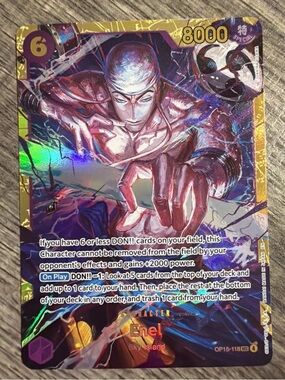 Enel OP15-118 SEC – Adventure on KAMI’s Island – One Piece TCG – English – NM
